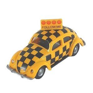 Busch VW Volkswagon Beetle Taxi Diecast 1:87 Scale Checker  Made In Germany
